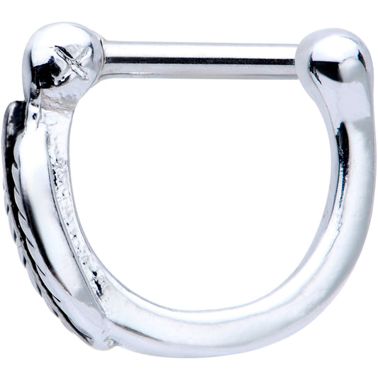 16G 5/16 Leafy Fall Hinged Cartilage Clicker