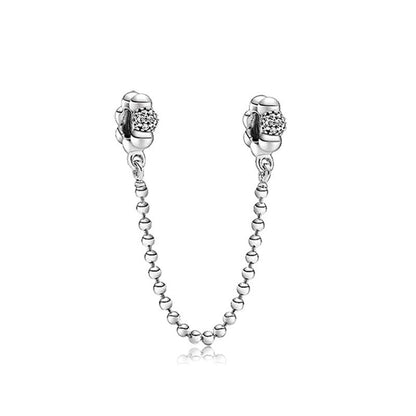 DIY Mouse Head Diamond Alloy Beads Bracelet