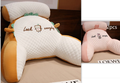 Fluffy Triangle Reading Cushion Lumbar Support