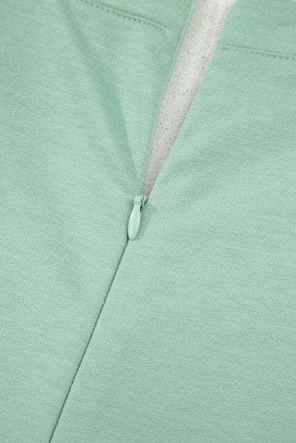 Tie V-Neck Pintuck Sleeveless Loose Romper