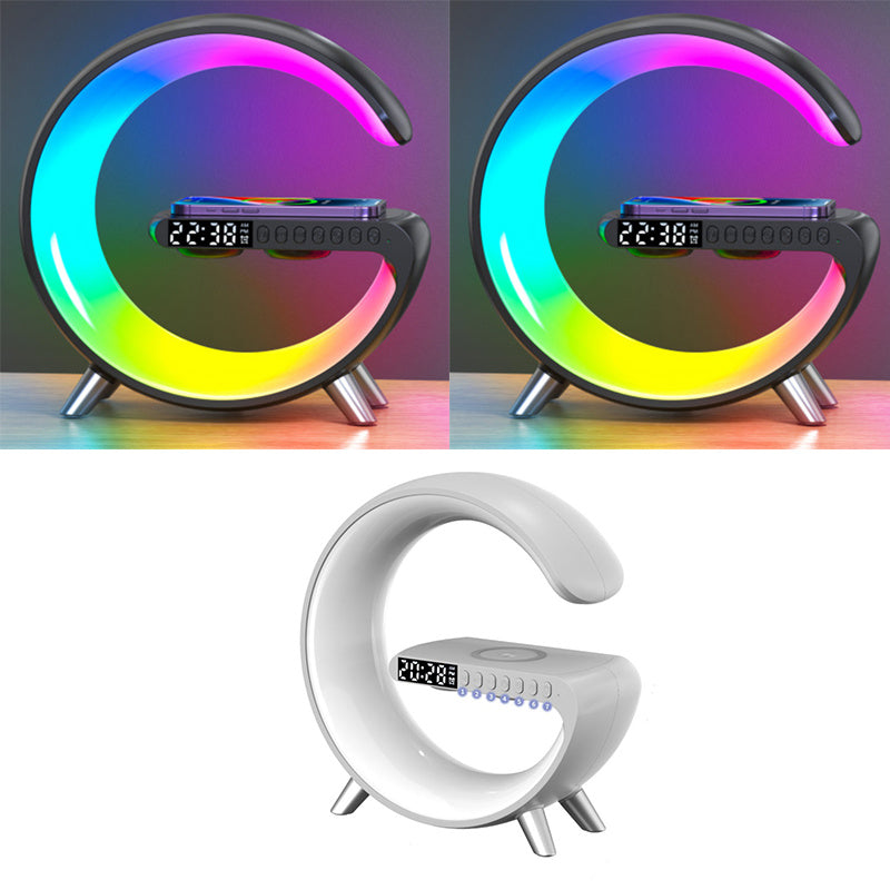 G Shaped LED Lamp with Bluetooth Speaker