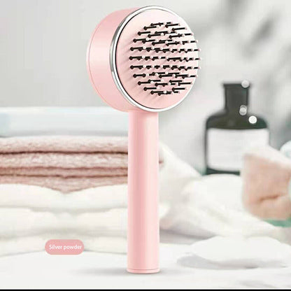 CN 3D Air Cushion Massager Brush: Retractable Bristles, Self-Cleaning, Anti-Static