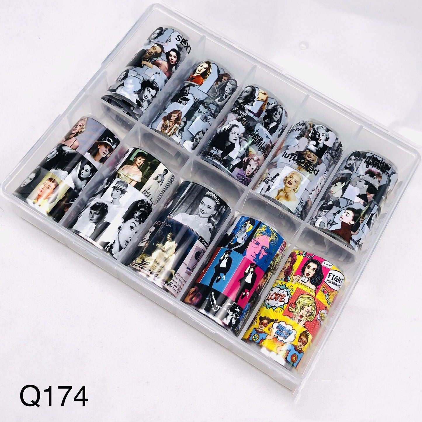 Butterfly Laser Star Nail Transfer Paper