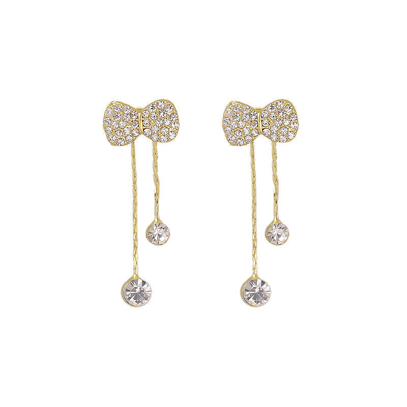 Bow Tassel Fashion Earrings