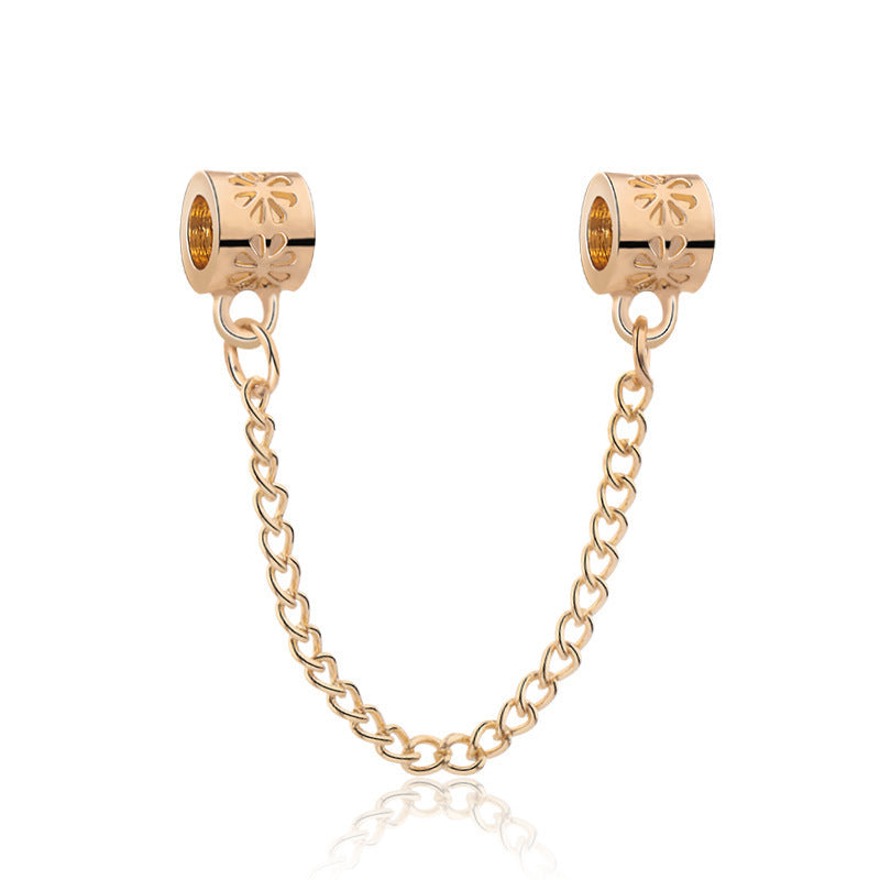 DIY Mouse Head Diamond Alloy Beads Bracelet