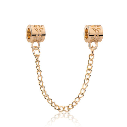 DIY Mouse Head Diamond Alloy Beads Bracelet