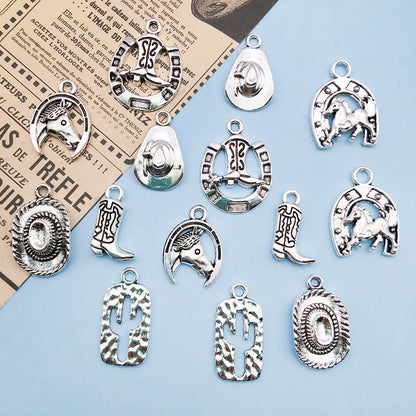 Denim Series Silver Alloy Pendant