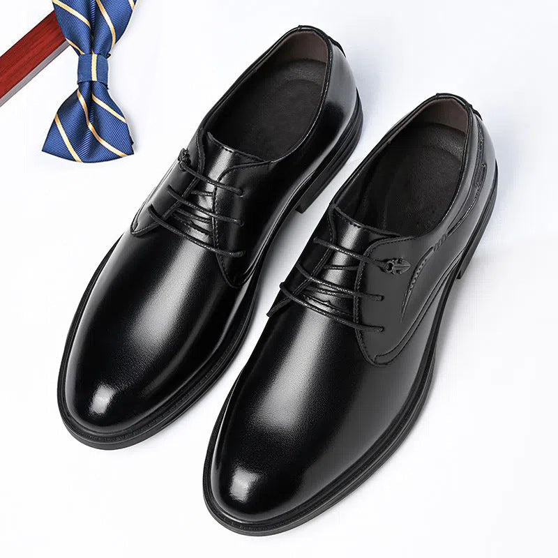 Men's Black Leather Formal Shoes