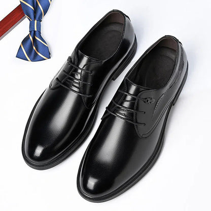 Men's Black Leather Formal Shoes