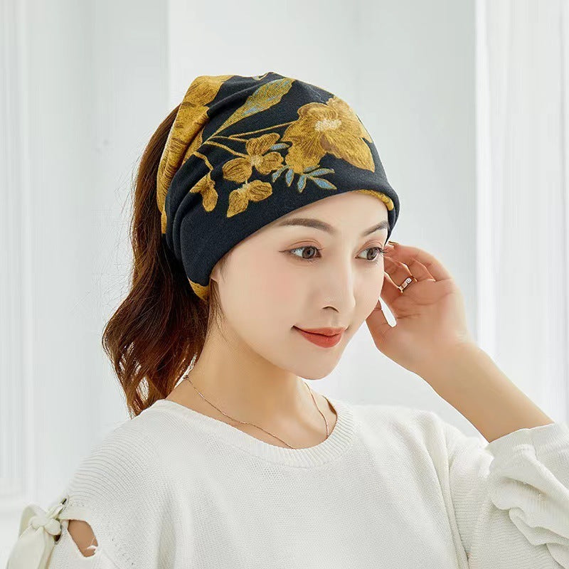 Cold-proof Warm Changeable Scarf Pullover Twist Hat
