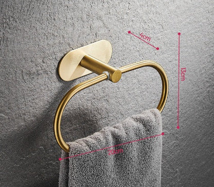 Single Bar Towel Rack Bathroom Hook