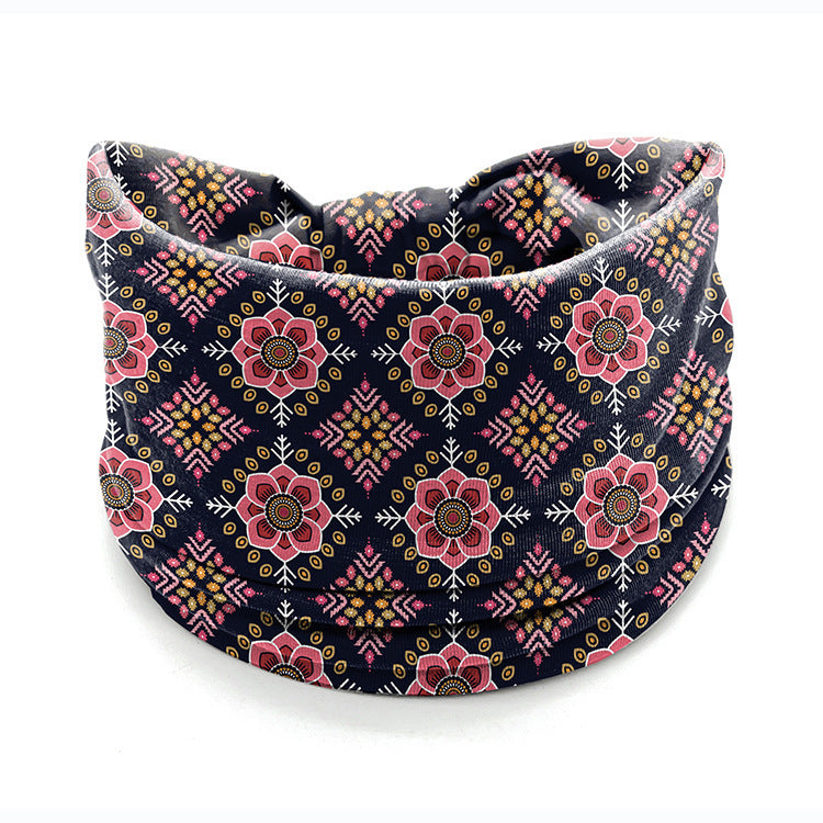 Datura Flowers Elastic Sweat-absorbing Headband