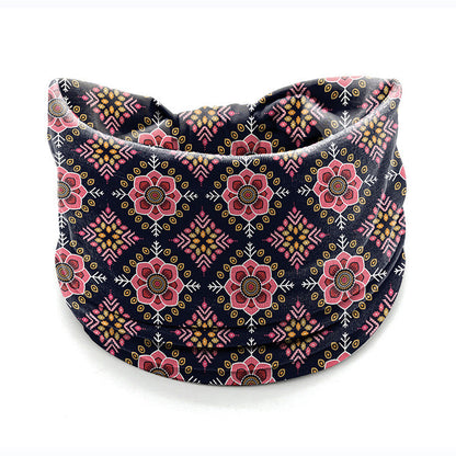 Datura Flowers Elastic Sweat-absorbing Headband