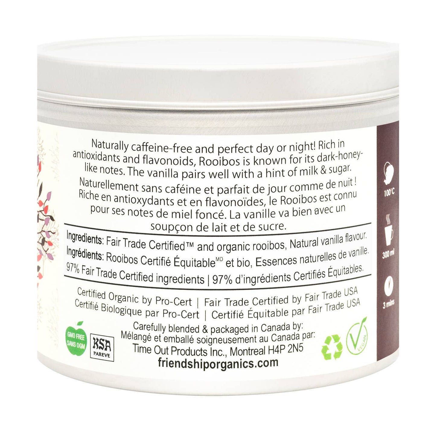 Vanilla Rooibos Herbal Tea