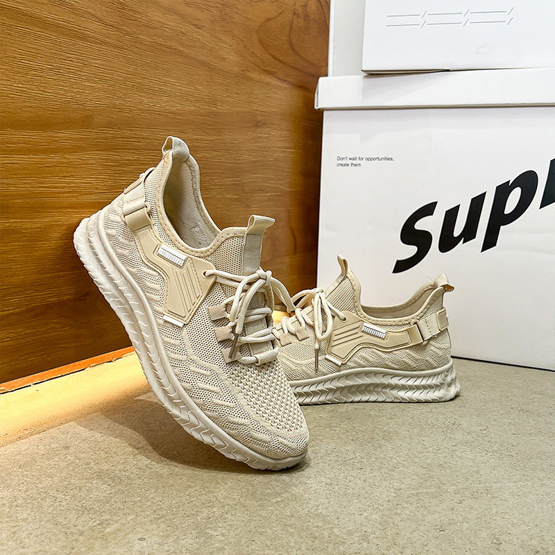 Men's Mesh Breathable Flyknit Running Shoes