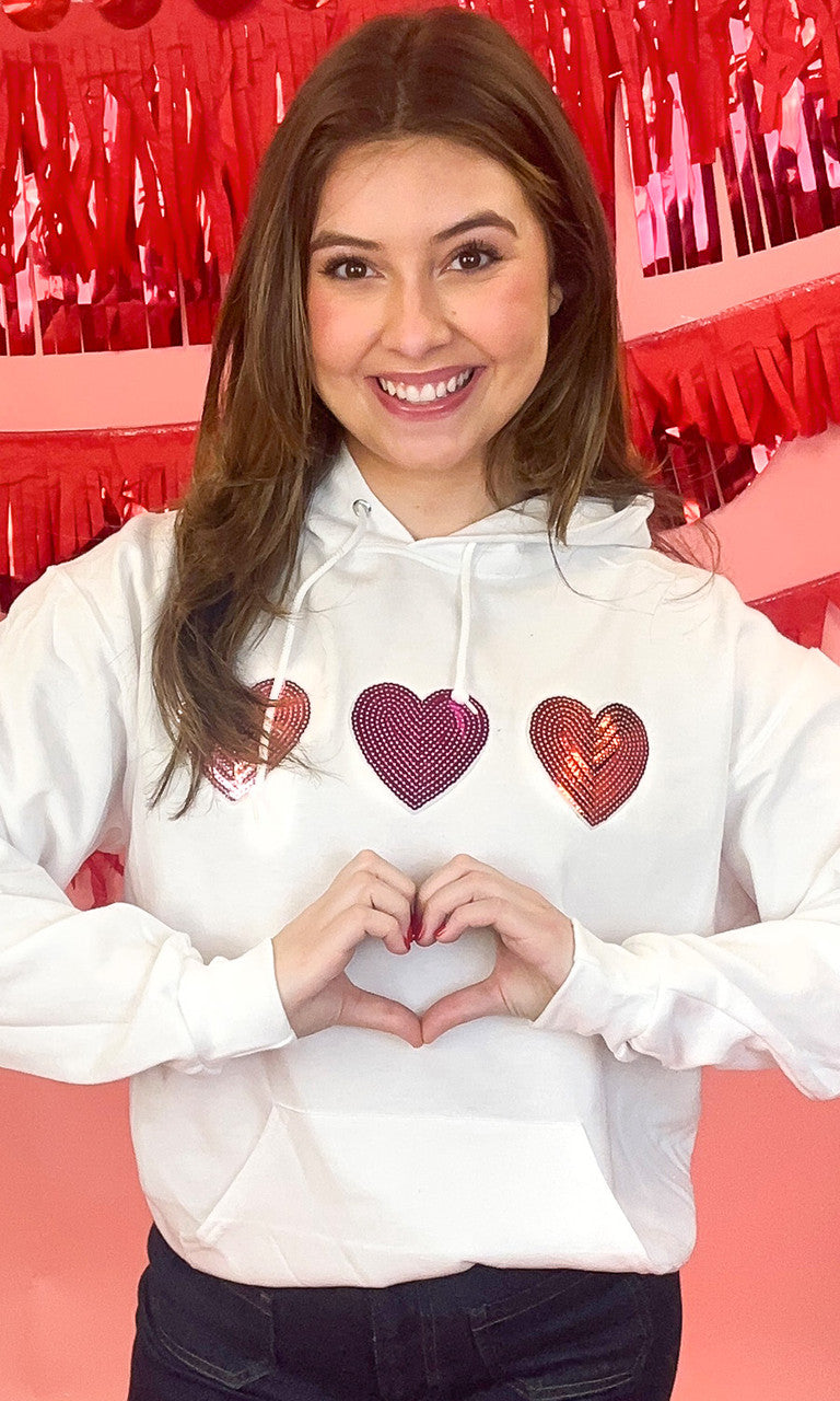 Sparkle Heart Hoodie