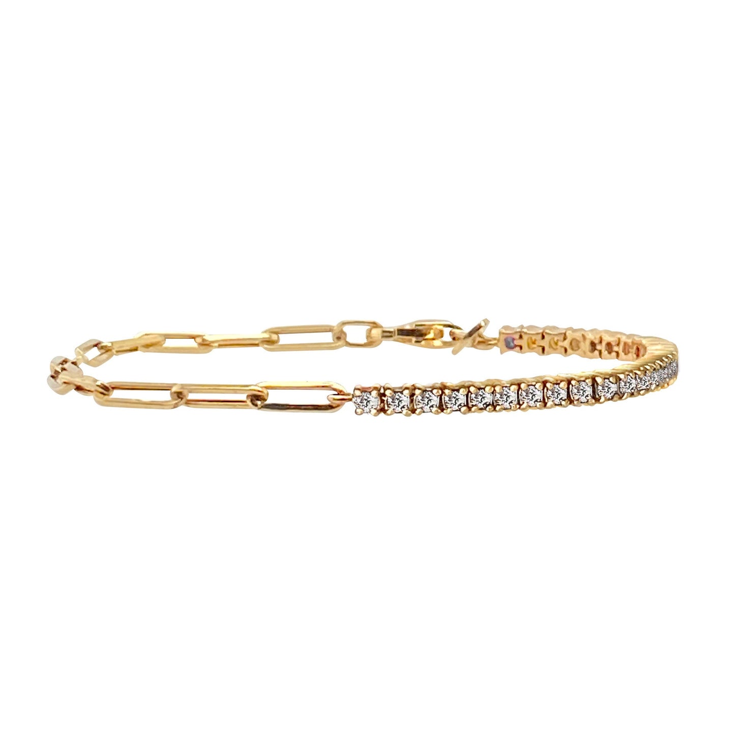 S925 Micro-inlaid Diamond Tennis Chain Bracelet