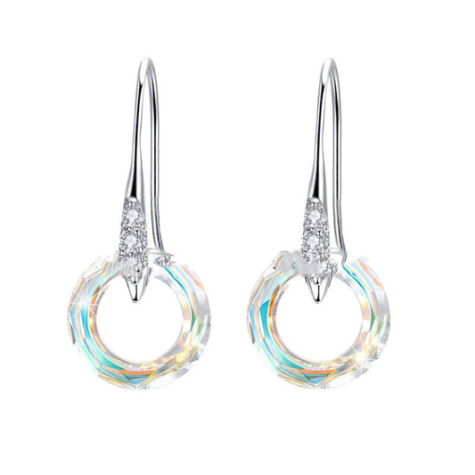 Crystal Universe Ring & Diamond Ear Hook Set