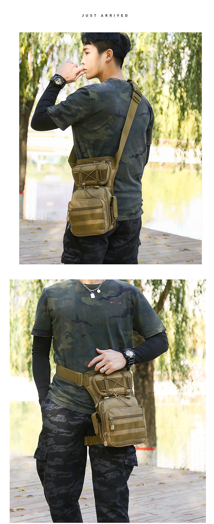 Men's Tactical Leg Bag: Versatile Outdoor Mobile Companion