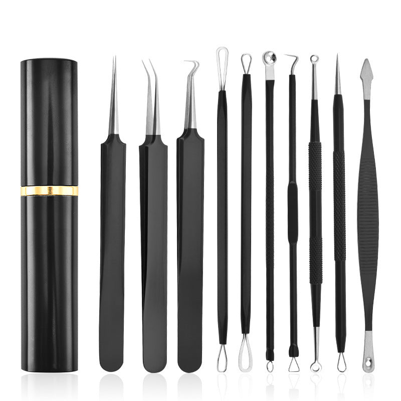 Aluminum Cylinder Mounted Acne Needle Set