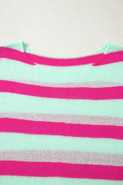 Stripe Round Neck Sweater