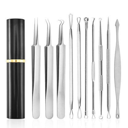 Aluminum Cylinder Mounted Acne Needle Set