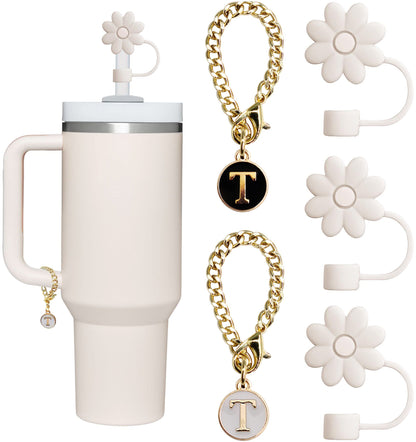 Tumbler Letter Handle Charms - 5PCS