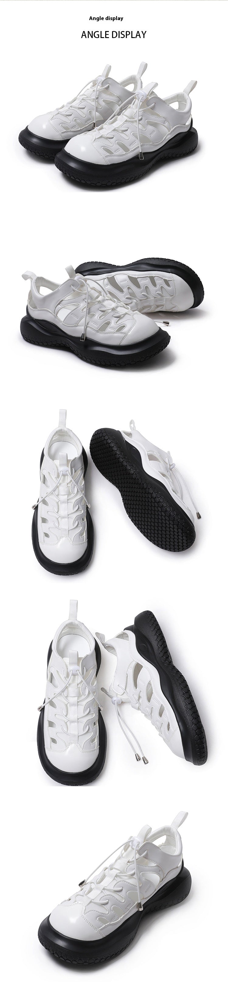 Closed Toe Platform Sports Sandals