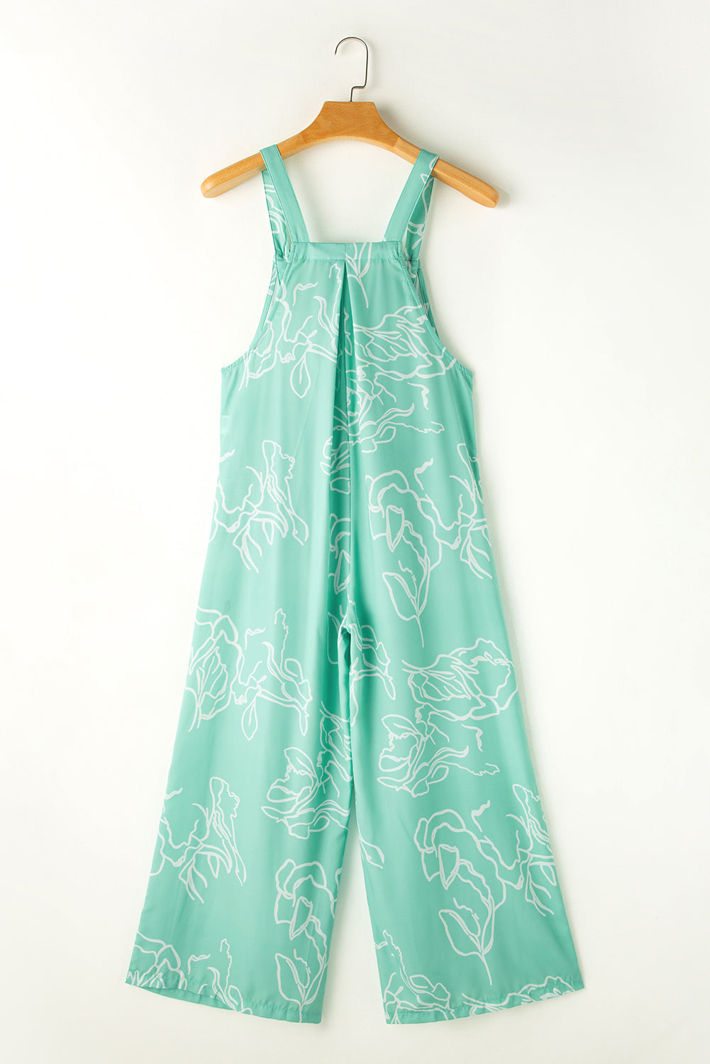 Bib Wide Leg Overall Jumpsuit