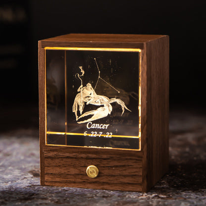 Crystal LED USB Table Lamp Night Light