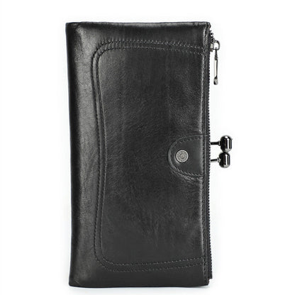 Black Angel First Layer Cowhide Women's Wallet