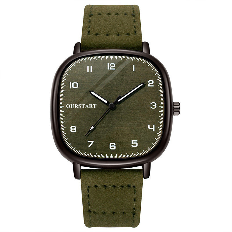Digital Student Watch Casual Quartz Suede Belt