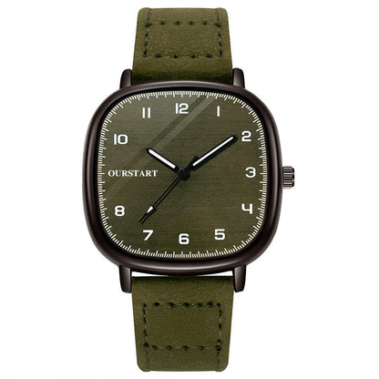 Digital Student Watch Casual Quartz Suede Belt
