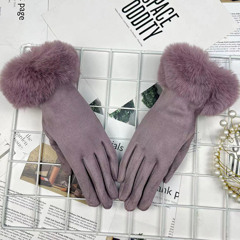 Women's Winter Riding Fleece-Lined Gloves