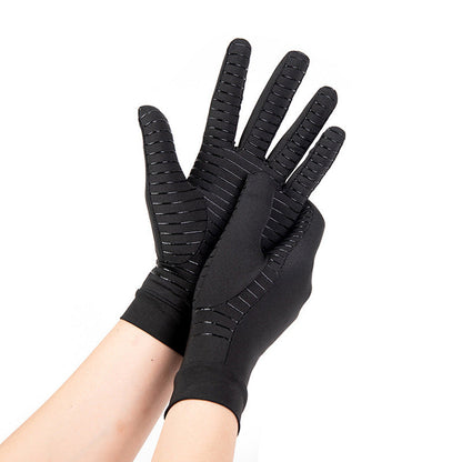 Women's Copper Fiber Pressure Riding Gloves