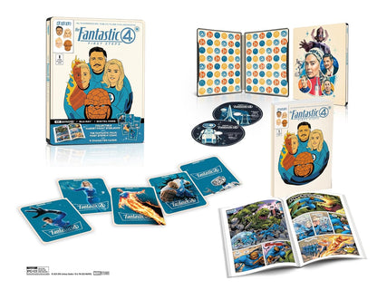 Fantastic Four: First Steps - Amazon Exclusive Steelbook Collector's Edition (4K UHD + Blu-ray + Digital)