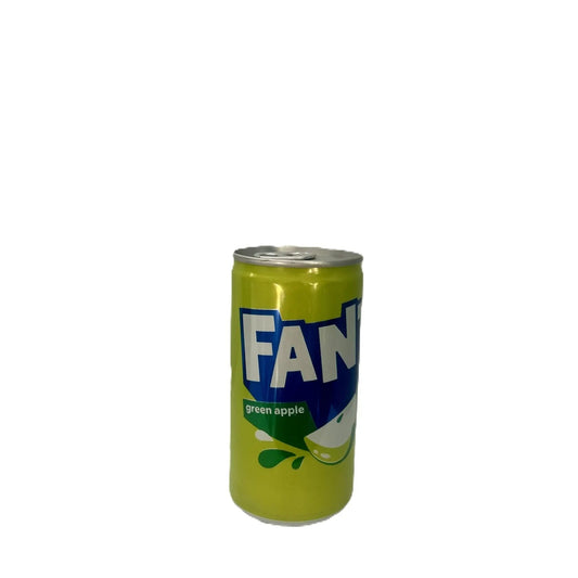 Fanta Green Apple – Crisp Green Apple Soda 185mL Can (Iraq) – Best By 03-May-2025