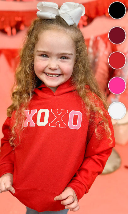 Soft Chenille XOXO Youth Hoodie