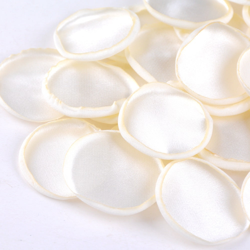 4cm Silk Rose Burnt Edge Petals