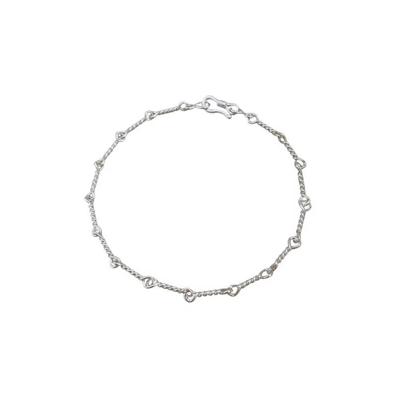 925 Sterling Silver Korean Style Tag Clavicle Chain