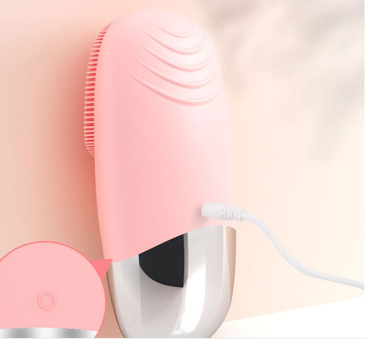 Mini Electric Silicone Facial Cleansing Brush
