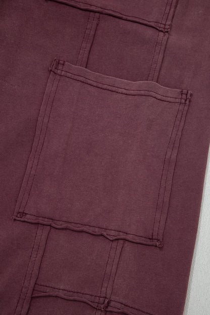 Mineral Wash Cargo Patched Utility Sweatpants