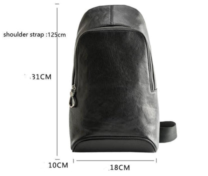 Men's Vintage Cowhide Cross-body Bag