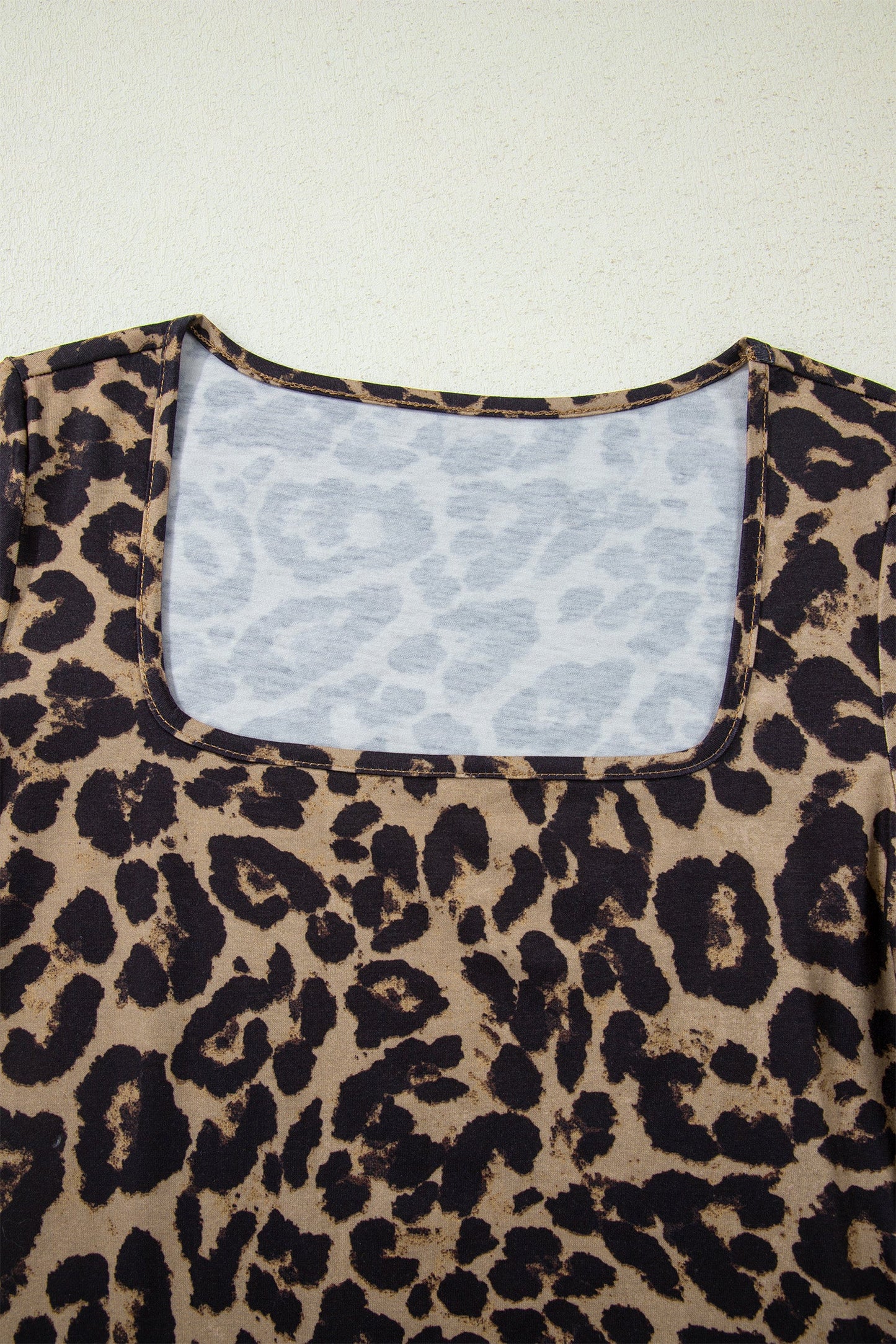 Leopard Slim Long Sleeve T-Shirt