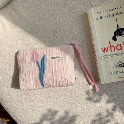 Female Cosmetic Bag Portable Coin Purse Wash Bag