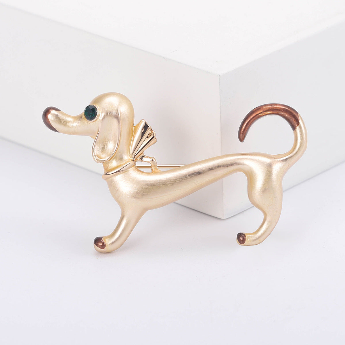 Cute Dripping Oil Sausage Dog Animal Pin