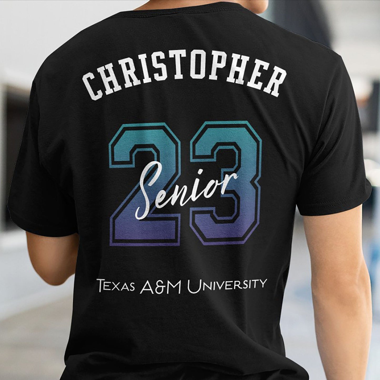 Class Of 2023 Personalized Custom Name Backside Shirt C394