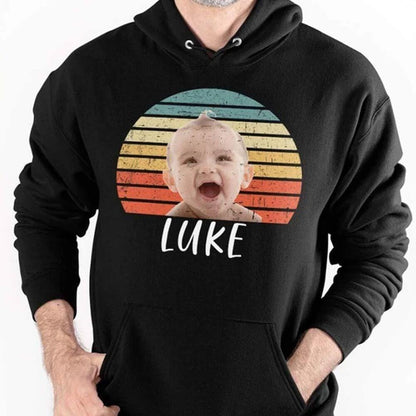 Vintage Retro Photo Shirt Photo Print Family Shirt, Custom Face Photo Shirt