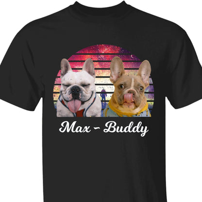 Dog Cat Custom Photo Kids Size Shirt, Custom Photo Shirt For Kids