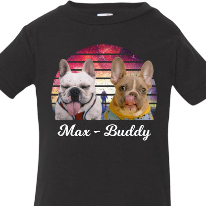 Dog Cat Custom Photo Kids Size Shirt, Custom Photo Shirt For Kids